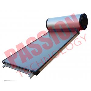 China Flat Plate Collector Solar Water Heater / Thermal Hot Water Heater Direct Plug Connection supplier