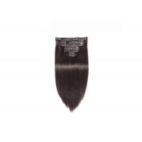 China Color #2 Can Be Restyled Silky Smooth Soft Clip in Hair Extension Europe Hair Extension for Hair Salon 18 20 2224 on sale