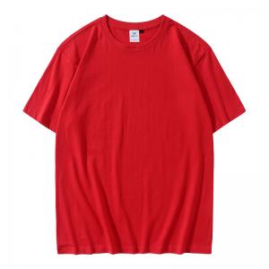 Round Neck Plain T Shirts Cotton 240gsm Thick Round Neck Shirt For Ladies