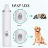 China Unique Customized Color Usb Rechargeable Pet Nail Polisher Pet Grooming Products wholesale