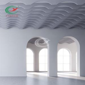 SGS Polyester PET Acoustic Ceiling Panels Harmless Mildewproof