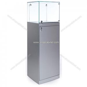 China Rotating Clear Portable Body Jewelry Display Case Retail Cabinet Hold 500 Piercings Locks supplier