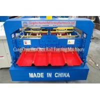 China PLC Control System Roof Sheet Making Machine Corrugated Iron Rolling Machine on sale