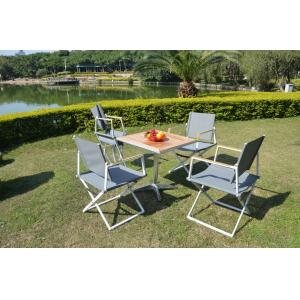 China Supply Outdoor Patio Dining Set, Wicker Dining Chair,Wood Table Top, Well Furnir Com supplier