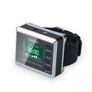 China Diabetes Cure Laser Pain Relief Device , Laser Therapy Watch Red And Blue Color supplier
