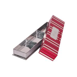 Red And Silver 2mm Thick Cardboard Soap Box To Pack Soap Lid And Bottom Box