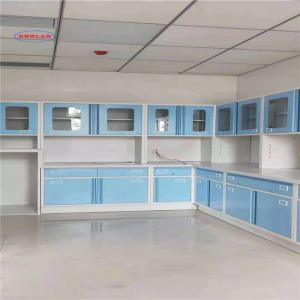China Cold Rolled Steel Hospital Laboratory Furniture Cabinets Anti Corrosion Wall Mounted supplier