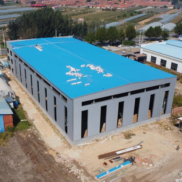 Fabricación constructiva prefabricada de la estructura de acero de Warehouse del palmo grande de Q235B