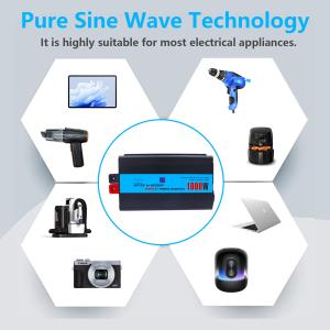 China High Power Pure Sine Wave Inverters 110V/220V Conversion from 12V/24V/48V for Optimal Output Current and Compact Size wholesale