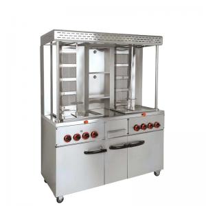 8 Burners Gas Doner Machine for Middle East Restaurant Stainless Steel Shawarma Grill