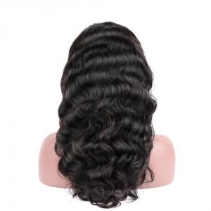 Brazilian Wig Virgin Body Wave Human Hair , 360 Frontal Wig Lace Front Closure