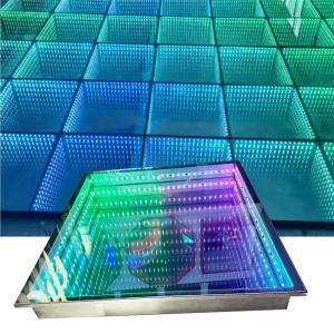 Stainless Steel Box Toughened Glass DJ Party RGB Light Dance Floor