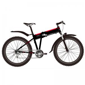 China 0.25KW Full Suspension Folding Electric Bike , Electric Mountain Bike For Adults supplier