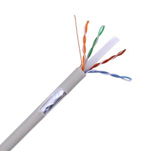 China Cat 6e Cat6 Cable Network FTP UTP Cat6e Cat6 305m 1000Ft Ethernet PVC Cover Material supplier