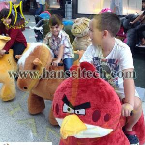 Hansel popular animal ride machine on wheel animal rides for little kids
