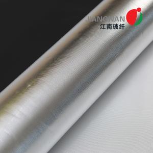 China Heat Reflective Aluminium Foil E Glass Fiberglass Cloth Welding supplier
