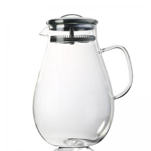 China 64oz Modern Water Carafe With Cup For Beverage / Fruit Infused Water Eco Friendly supplier