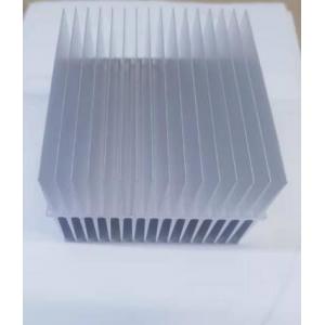 89-125 mm Aluminum Extruded Heat Sinks 0.1 mm Flatness Silver Anodizing