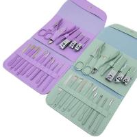 China Manicure Set Nail Clippers Tools Household 4/12/16Pcs Stainless Steel Ear Spoon Nail Cutters Scissors Kit For Manicure Tools on sale