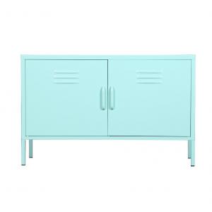 China 1.2mm Modern Design TV Stand Cabinet Steel Home Furniture Colorful Living Room supplier