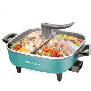 China Multifunctional Electric Hot Pot Steamboat Induction Cooker With Shabu Pot 1360W 5L supplier