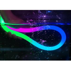 China 1616mm 24V IP67 resistente al agua Magia al aire libre de color completo Rgbw Custom LED Neon Strip Sign Flex LED Strip Lights DMX señal supplier