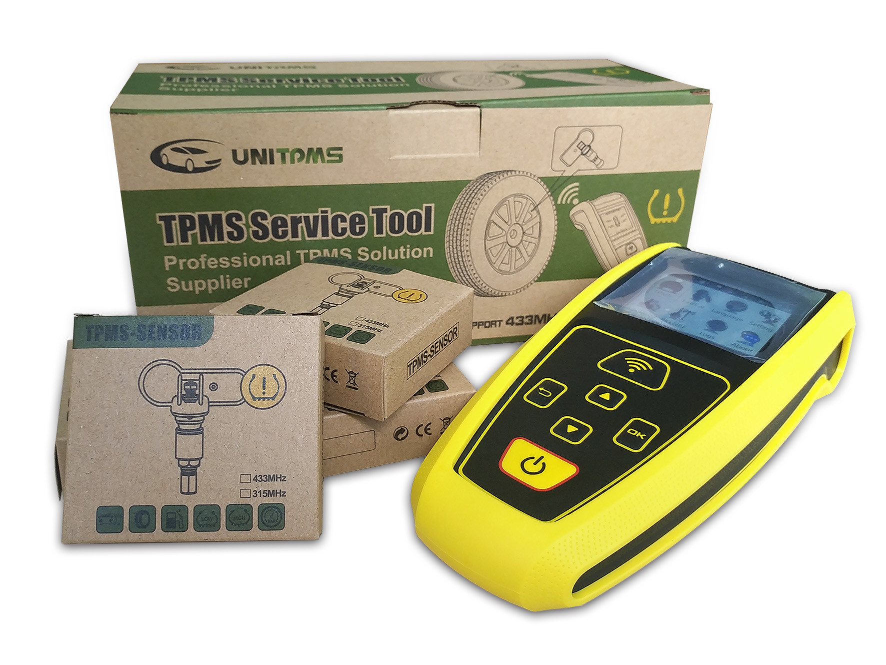China Pouce 433MHZ Tpms de TFT 2,8 reprogrammant l'outil supplier