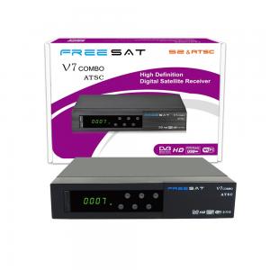 China Freesat V7 combo New  for USA/Mexico/Canada  ATSC DVB-S2 Digital tv Converter DVB-S2/ATSC Set Top Box supplier