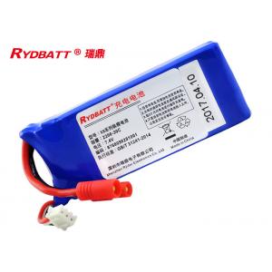 China 908033 Lithium Polymer Battery Pack 2S1P 7.4V 2.2Ah For Electric Aero Model supplier