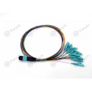 China Male / Female Type MPO-LC Optical Patch Cord Ceramic Ferrule Inner RoHS Standard wholesale
