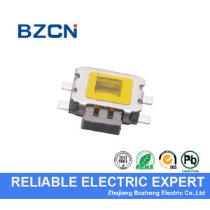 China 12 interruptor táctil de ángulo recto terminal de voltio SMD que suelda con la empresa de la prueba del polvo on sale