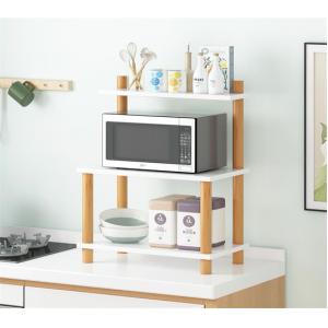 Countertop Assembled Kitchen Microwave Rack Storage Shelves 3 Tier