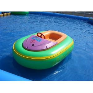 Mini 0.9mm PVC Swimming Pool Toys Inflatable Motorized Bumper Boat