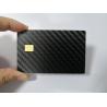 85x54x0.8mm Carbon Fiber Card With SLE4442 Small Contact Chip