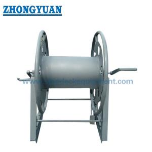 China CB/T 3468-92 Type A Mild Steel Light Weight Steel Wire Rope Reel Ship Deck Equipment supplier