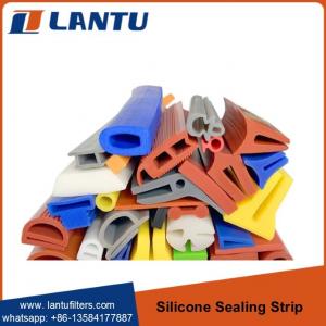 China Factory Silicone Cord Extrusion Rubber Seal Profile Silicone Rubber Rod Door Silicone Seal Strip supplier