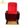 High Pressure Plywood Armrest Red Folding Auditorium Chairs 5 Years Warranty