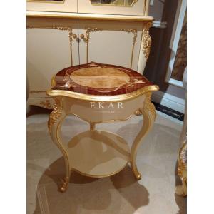 Middle Ages Style Small Round Sofa Side Table FC-138B