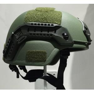 China Green Kevlar Mich 2000 Tactical   bullet proof helmet with NIJ IIIA level for Military Police supplier