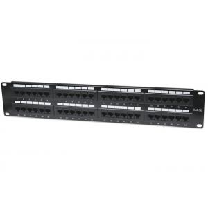China RJ45 Connector Network Rack Patch Panel , CAT5E Server Cabinet Patch Panel supplier