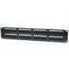 RJ45 Connector Network Rack Patch Panel , CAT5E Server Cabinet Patch Panel