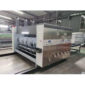 China 1 Color Manual Feeding Flexographic Printing Press Machine For Box Die Cutting supplier