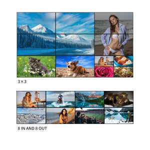 China Professional Grade HDMI Matrix Switcher with Gigabit Ethernet Network Interface Edid Support and 72W Power Dissipation wholesale