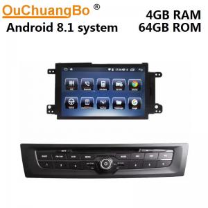 China Ouchuangbo car gps nav bluetooth wifi Android 8.1 for MG 6 2015 support USB dual zone 1080P video supplier