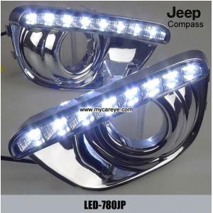 China Jeep Compass DRL LED Daytime Running Lights car exterior led light kit supplier