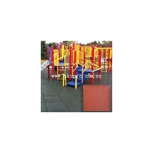 Exterior gym / playground / swimming pool interlocking rubber tile dogbone crumb flooring