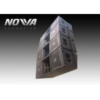 High Powered Line Array Speakers For Big Performance , Black Color