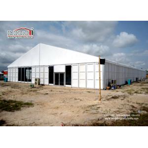 China White 30x100m Big Movable Outdoor Exhibition Tents with ABS Walling System supplier
