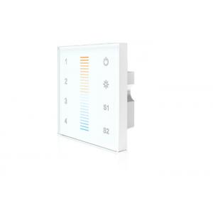 China Muti - Zone DMX512 Dimmer LED Light Controller With High Sensitive Glass Touch Panel supplier