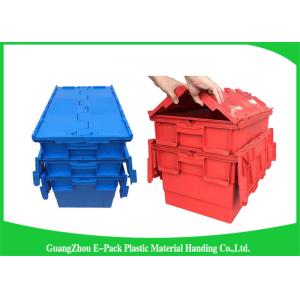 China Plastic Storage Attach Lid Containers 600 * 400mm Assorted Height supplier